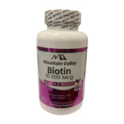 Biotina 10.000 mcg Mountain Valley x 100 - Bioinfinitysas