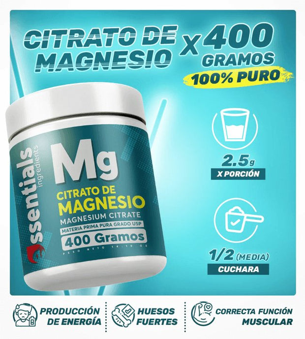 Combo potasio y magnesio 400 gramos - Bioinfinitysas