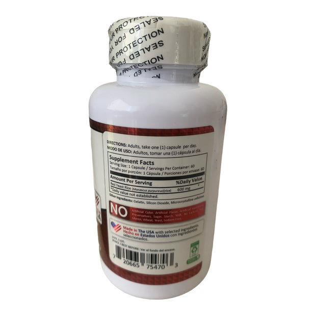 Red Yeast Rice 600mg