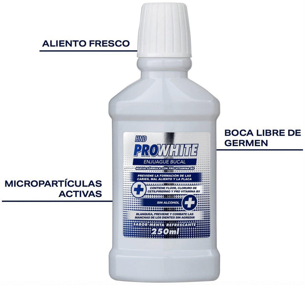Enjuague Bucal PRO WHITE - Bioinfinitysas
