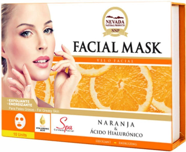 Mascarilla Facial Naranja y Ácido Hialurónico - Bioinfinitysas