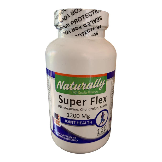 Super Flex (glucosamine,chondroitine,msm) 1.200mg 120caps  americana naturally